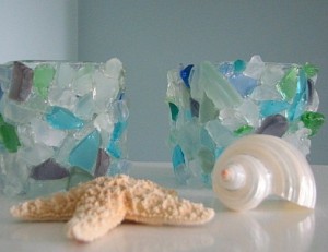 Sea glass decor