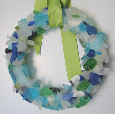 Seaglass Wreath